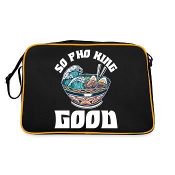 Pho King Good Pho Gift - Retro Bag - black/gold - Back