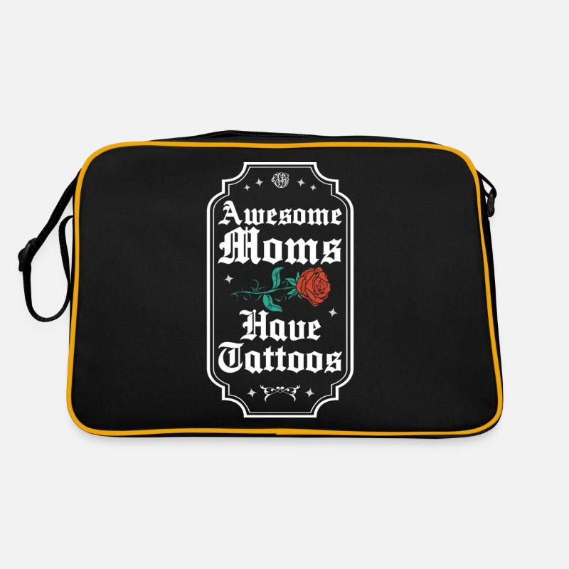 Awesome Moms Have Tattoos Tattoo Gift Retro Bag