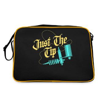 Just The Tip Tattoo Gift - Retro Bag - black/gold - Back