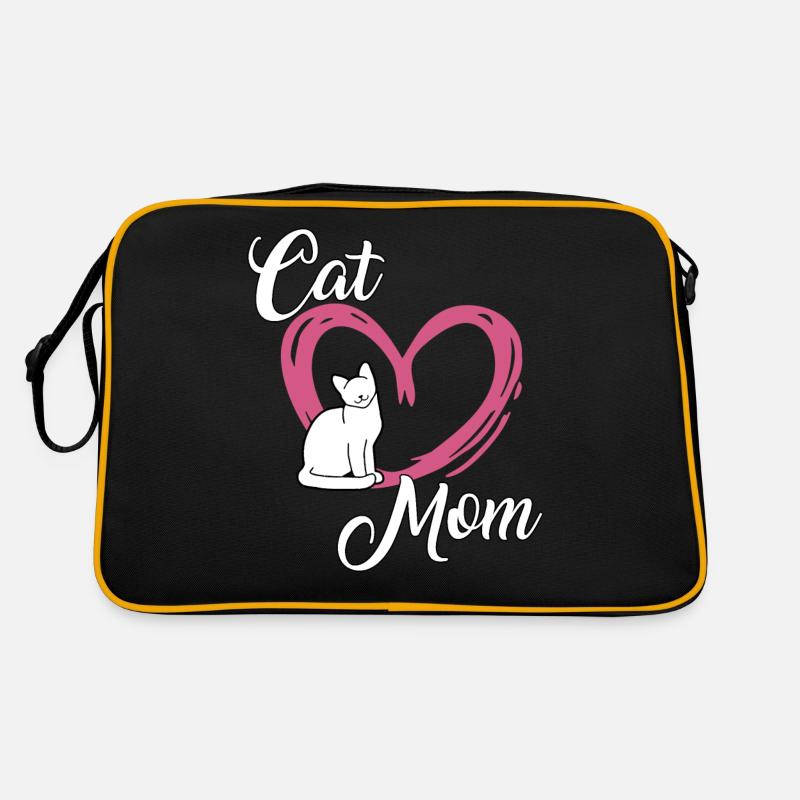 Propriétaire de chat Maman de chat Chats mignons Cadeaux Chats Sac Retro