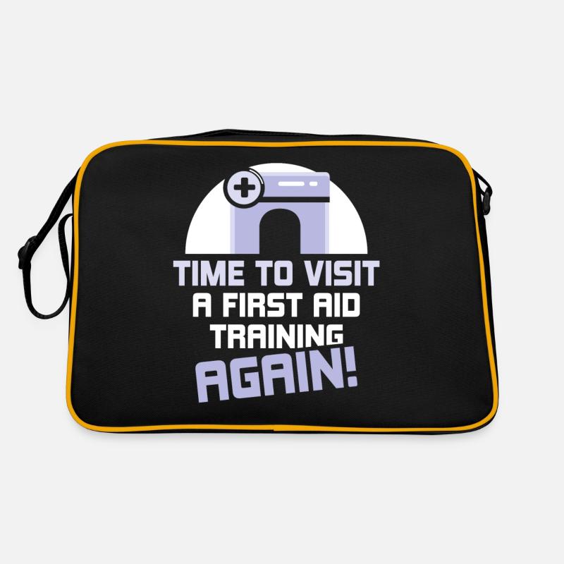 Time to attend a first aid course again Retro Bag