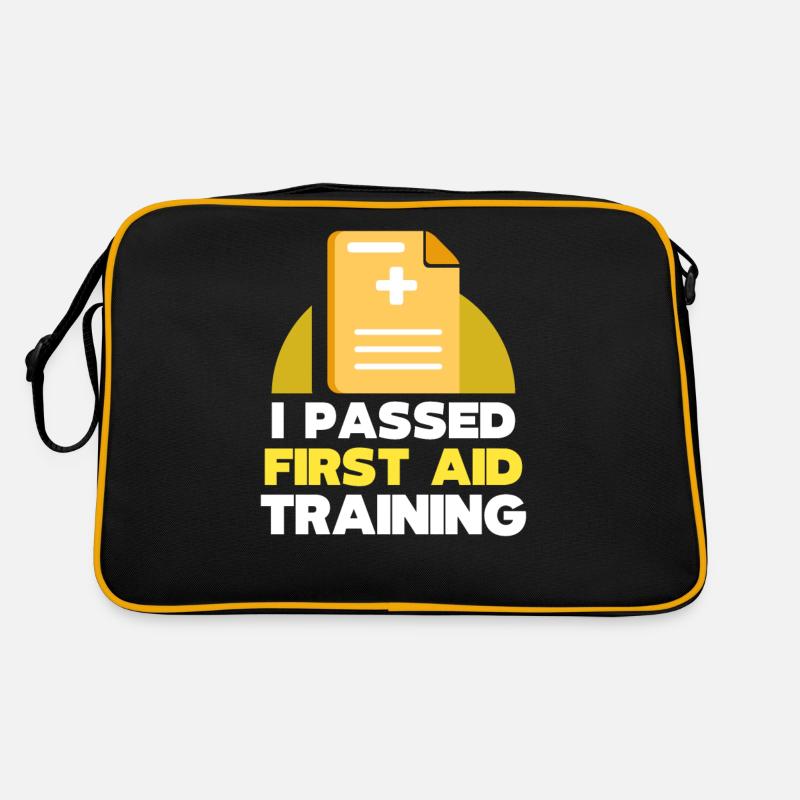 I passed a first aid course teacher Retro Bag