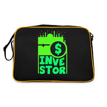 Investisseur Investir Investisseurs Investir Financier - Sac Retro - noir/or - Dos