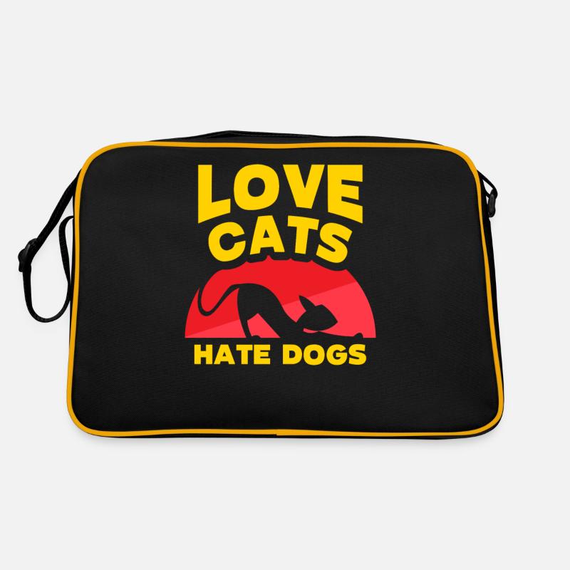 Dear Cats Hate Dogs Pet Lover Cat Retro Bag