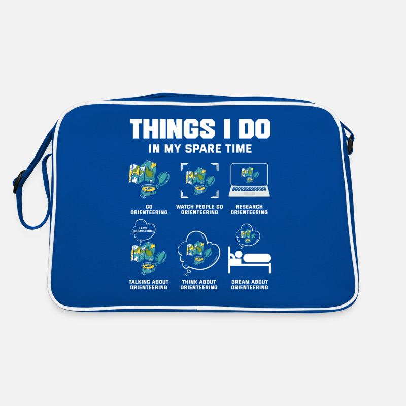 Ce que je fais dans mon temps libre Course d’orientation Sac Retro