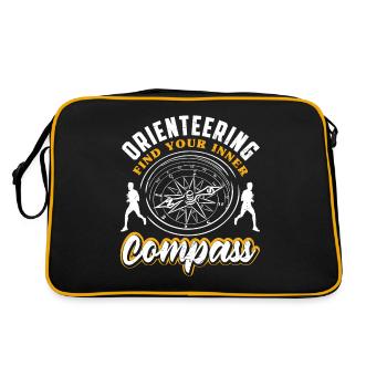 Trouvez votre boussole intérieure Orienteer Running - Sac Retro - noir/or - Dos