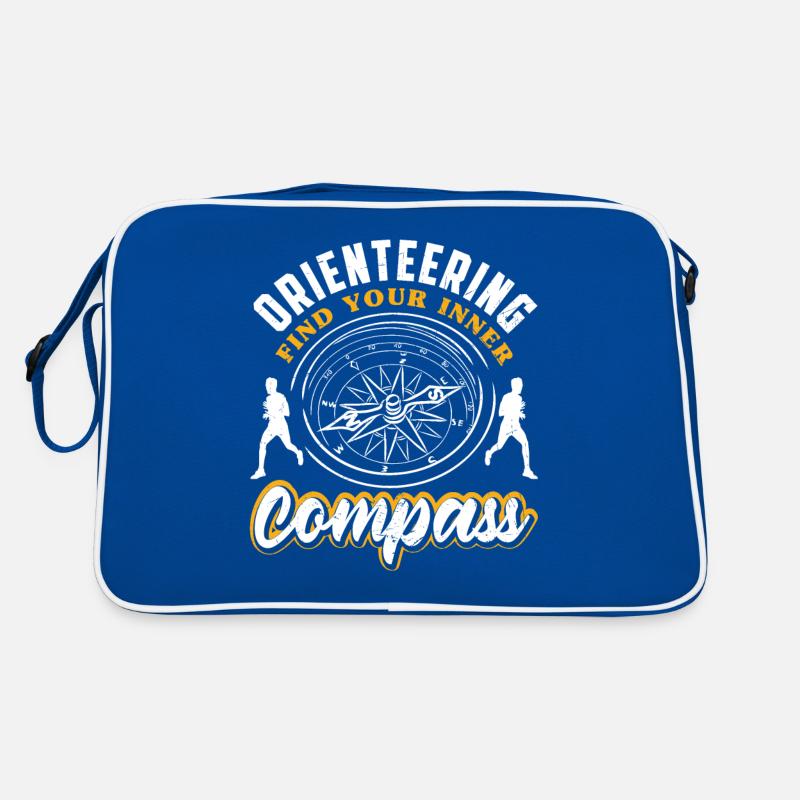 Find Your Inner Compass Orienteer Running Retro Bag