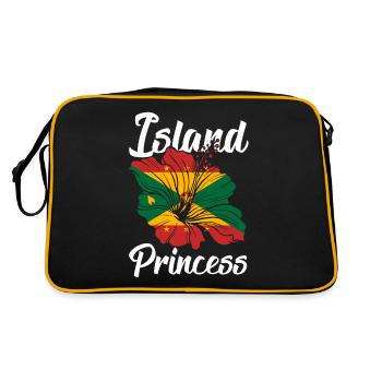Grenade Drapeau Île Princesse - Sac Retro - noir/or - Dos