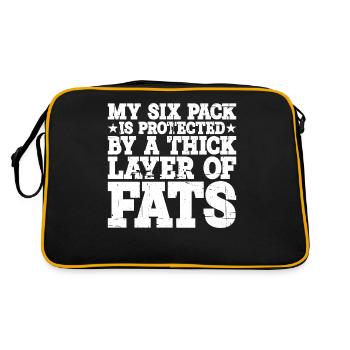 Mon pack de six est protégé par une épaisse couche de graisses3 - Sac Retro - noir/or - Dos