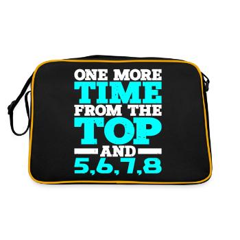 One more time from the top and 5,6,7,8 - Retro Bag - black/gold - Back