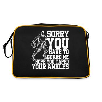 J’espère que vous avez scotché vos chevilles 3 - Sac Retro - noir/or - Dos