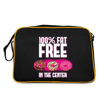100% sans gras au centre 3 - Sac Retro - noir/or - Dos