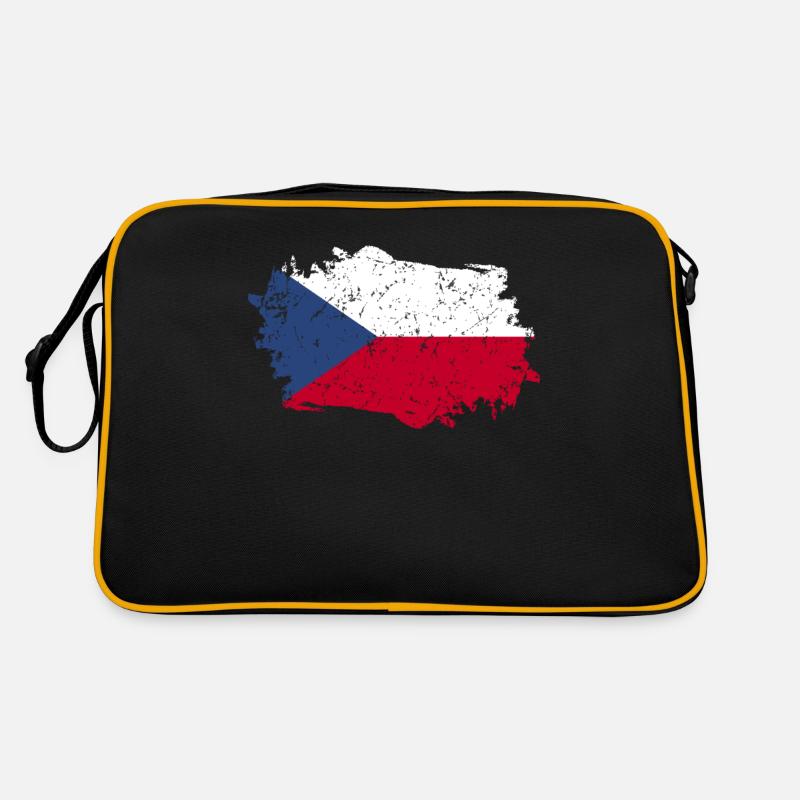Drapeau de la République tchèque Grunge Drapeau tchèque Sac Retro