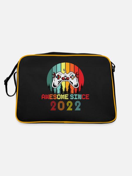 Vintage Anniversaire Anniversaire Rétro 2022 Limité - Sac Retro - noir/or - Dos