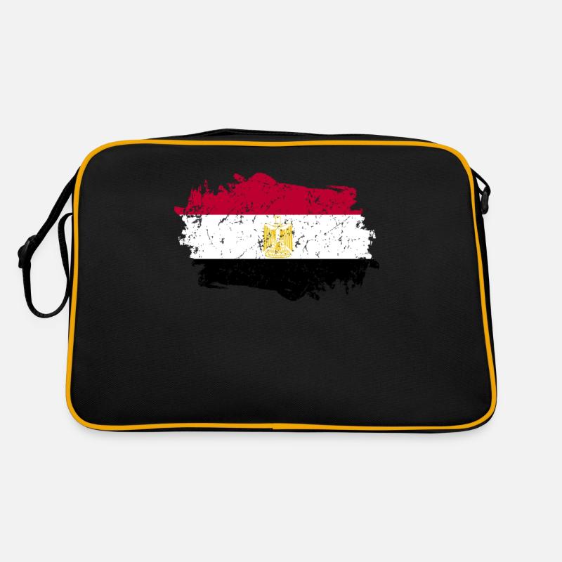 Egypte Drapeau Grunge Egypte Drapeau Sac Retro