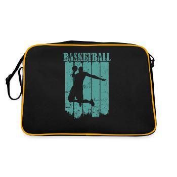 Basketball Ball Sports America Sports d’équipe - Sac Retro - noir/or - Dos