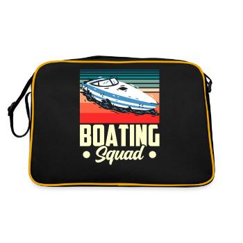 Équipe de navigation Bateau Bateau Yacht Voilier - Sac Retro - noir/or - Dos