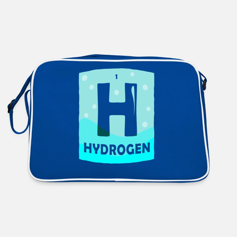 Wasserstoff Energie Hydrogen Element Retro Tasche