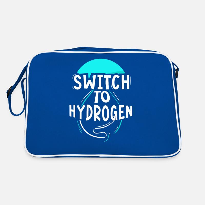 Umstieg Auf Wasserstoff Element Energie Hydrogen Retro Tasche