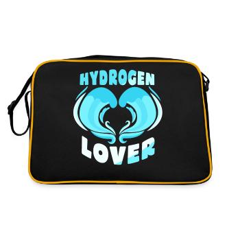 Hydrogen Lover Energy Element Hydrogen - Retro Bag - black/gold - Back