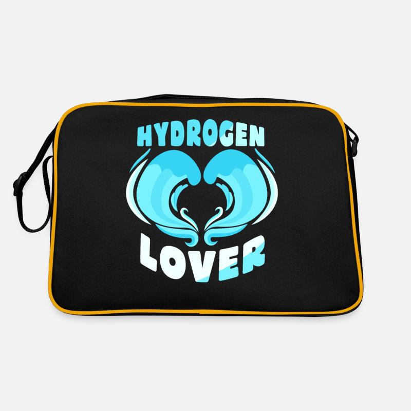 Wasserstoff Liebhaber Energie Element Hydrogen Retro Tasche