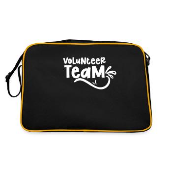 Volunteer Team Voluntary Profession - Retro Bag - black/gold - Back