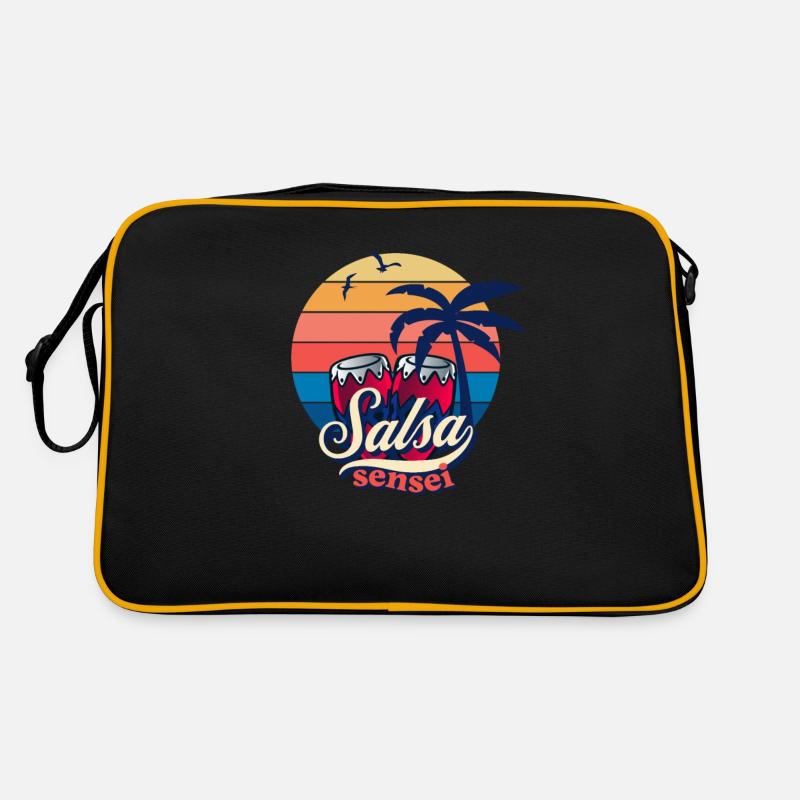 Salsa sensei Salsa Music and Salsa Dancing Retro Bag