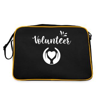 Bénévole bénévole bénévole - Sac Retro - noir/or - Dos