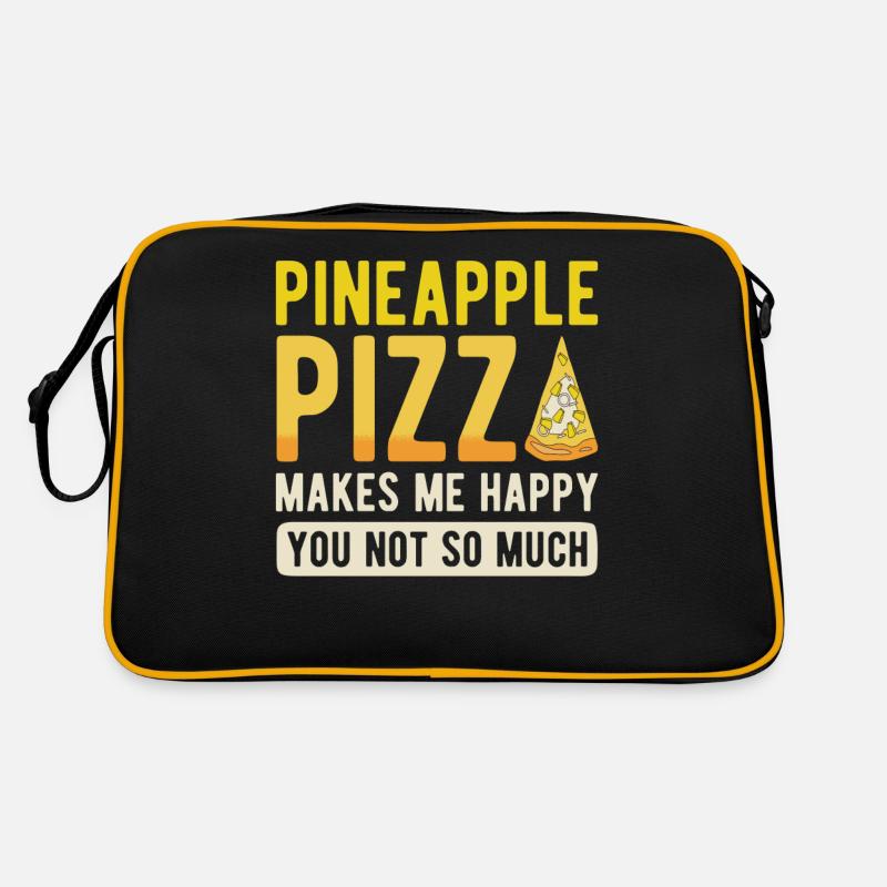Pineapple -Pizza Makes Me Glad You Don't Retro Bag