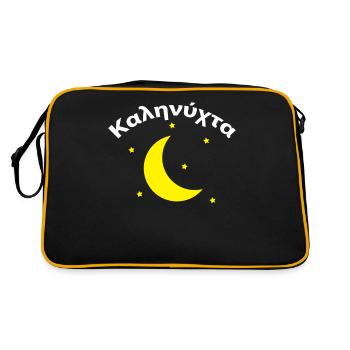 Καληνύχτα Grèce Grec Bonne Nuit - Sac Retro - noir/or - Dos