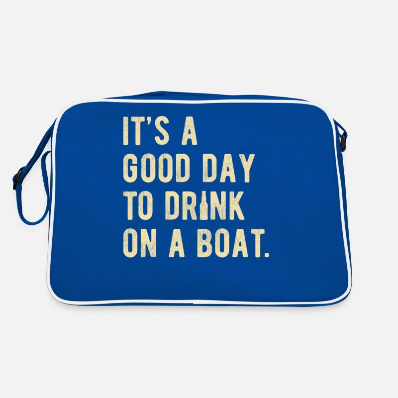 Boot Ausflug Spruch Boot Urlaub Boot Party Retro Tasche