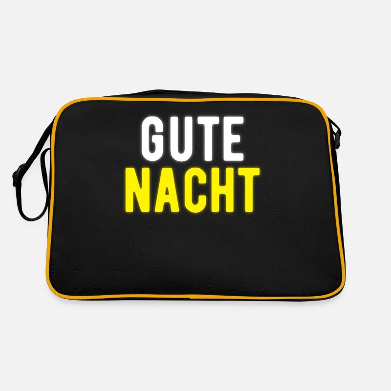 Gute Nacht Retro Tasche