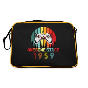 Génial depuis 1959 Anniversaire 1959 Millésime 1959 - Sac Retro - noir/or - Dos