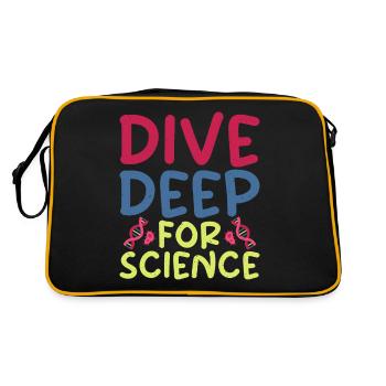 Marine Biologist Deep Sea Divers - Retro Bag - black/gold - Back