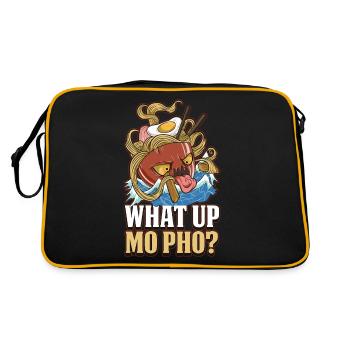 What Up Pho Pho Gift - Retro Bag - black/gold - Back