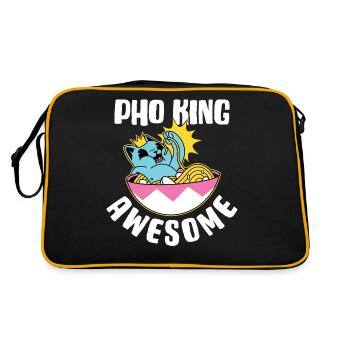 Pho King Awesome Pho Gift - Retro Bag - black/gold - Back