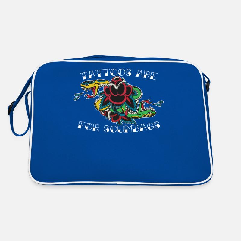Tattoos Are For Scumbags Tätowierung Geschenk Retro Tasche