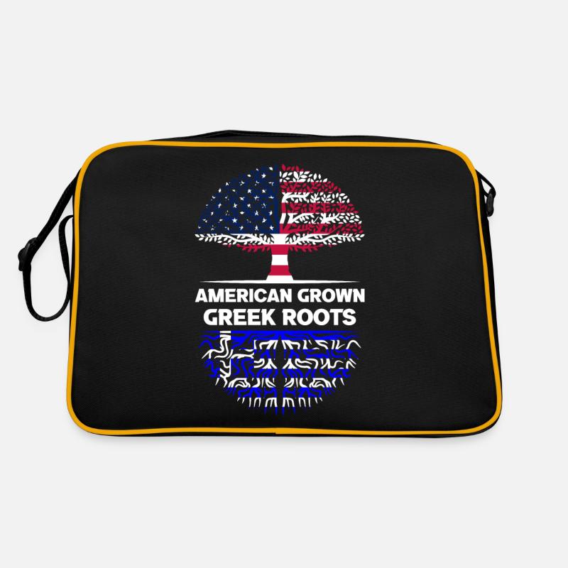 American Grown Greek Roots Greece Retro Bag