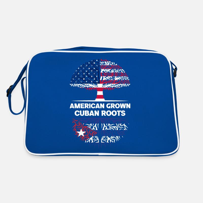 American Grown Cuban Roots Cuban Ancestry Retro Bag