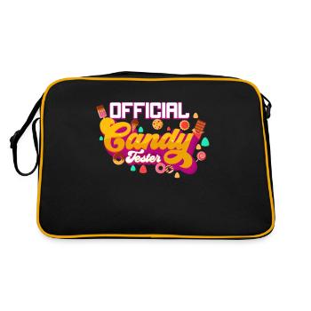 Candy Tester Lollipop Candy Halloween - Sac Retro - noir/or - Dos