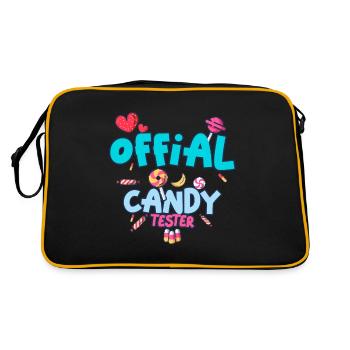 Candy Tester Lollipop Candy Halloween - Sac Retro - noir/or - Dos