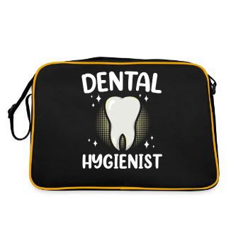 Équipe d’hygiénistes dentaires Dentiste Hygiène dentaire - Sac Retro - noir/or - Dos