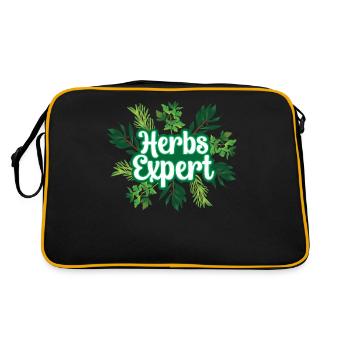 Herb Expert Herb Herb Garden - Retro Bag - black/gold - Back