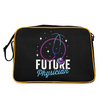 Futur Docteur Médecine Docteur Profession - Sac Retro - noir/or - Dos