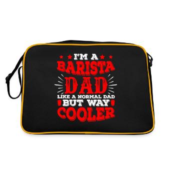 Das Beste Der Lustigen Sarkastischen - Retro Tasche - Schwarz/Gold - Hinten