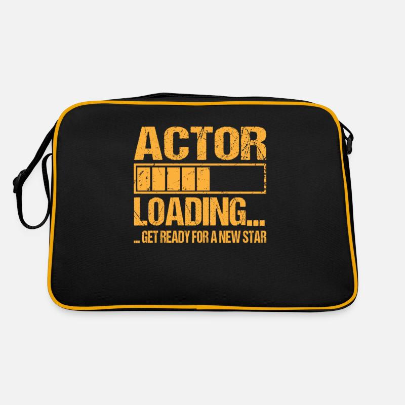 Schauspieler loading Schauspieler Ausbildung Retro Tasche