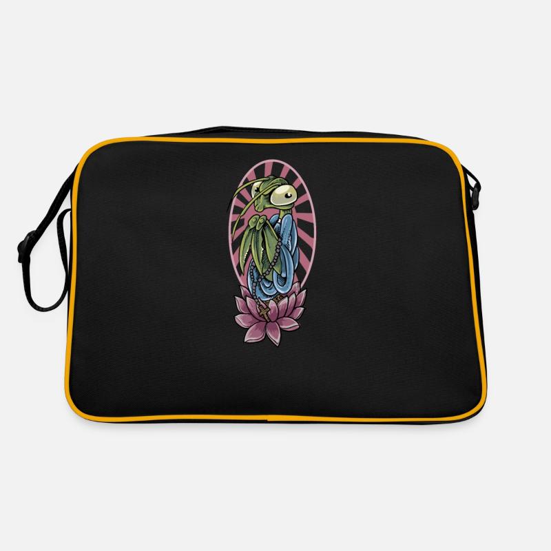 Praying Mantis I Mantis Insect Motif Retro Bag