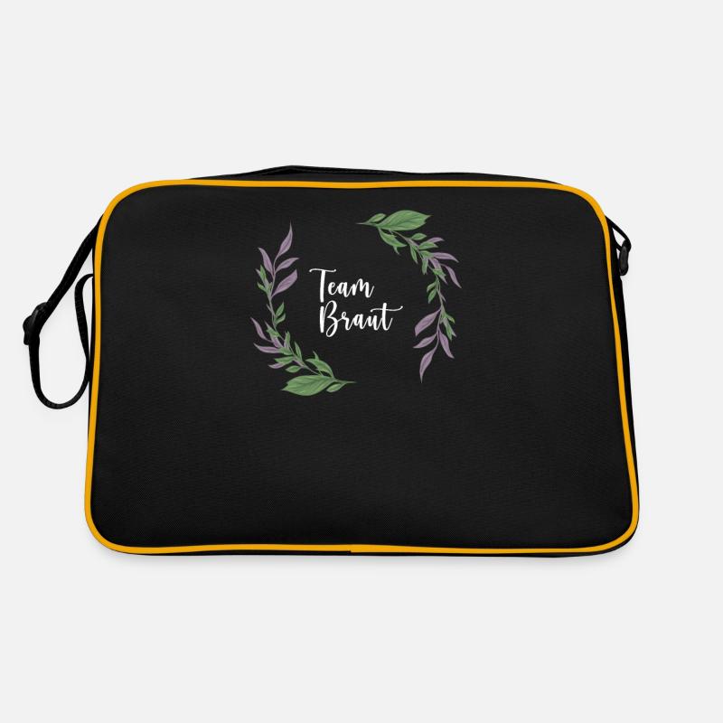 Lavender I Team Bride Flower Wreath Wedding Boho Retro Bag