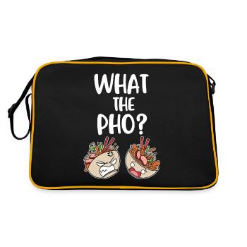 What The Pho Pho Gift - Retro Bag - black/gold - Back