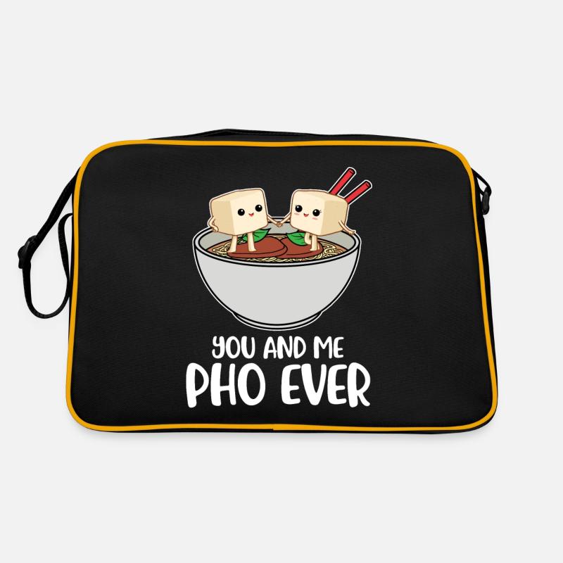 Pho Ever Pho Geschenk - Retro Tasche - Schwarz/Gold